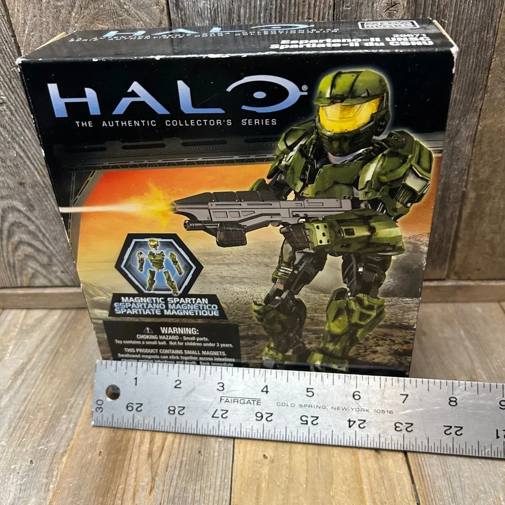 Mega Bloks Halo Wars 29671 Magnetic UNSC Spartan II Figure Set Open Box Sealed